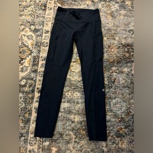 Navy blue Lulu lemon leggings worn twice
